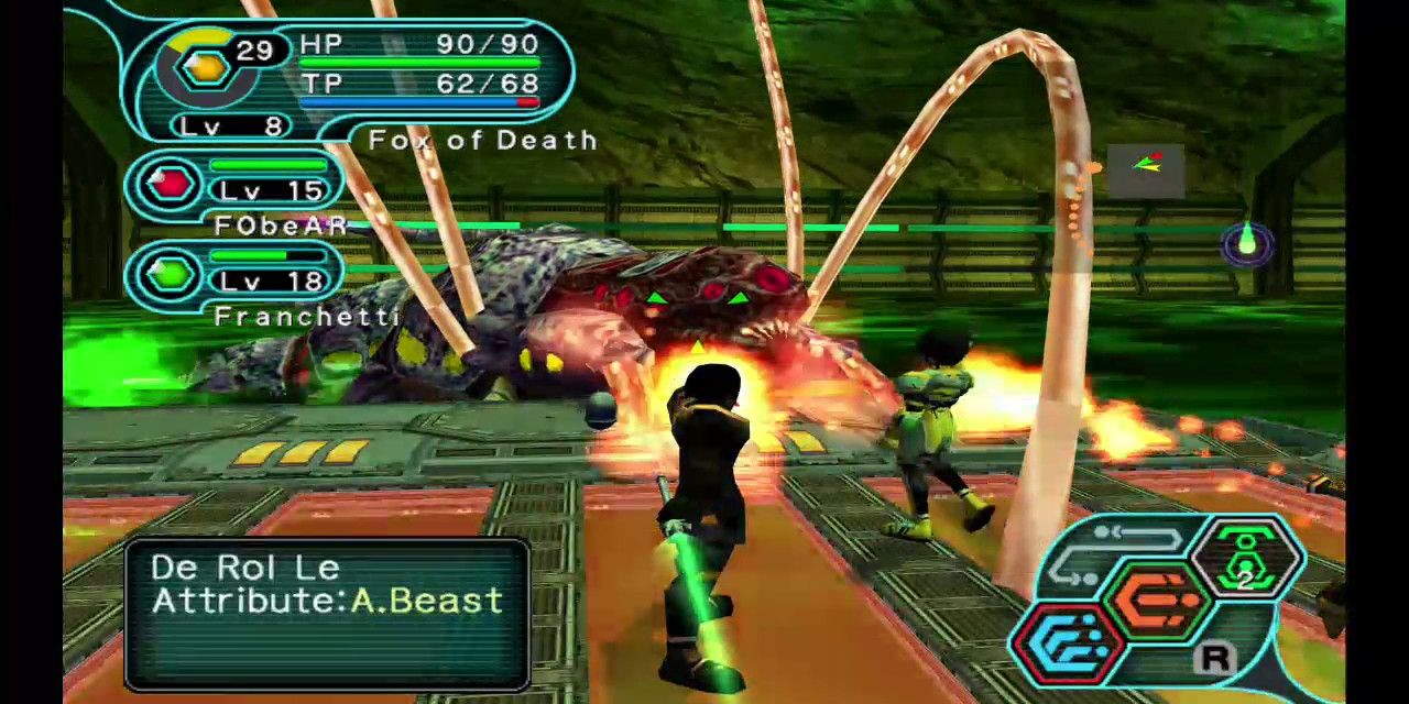 Xbox Phantasy Star Online Episode I And II Attack