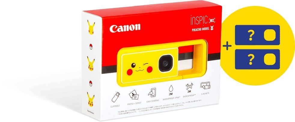 Canon's iNSPiC Rec Pikachu camera