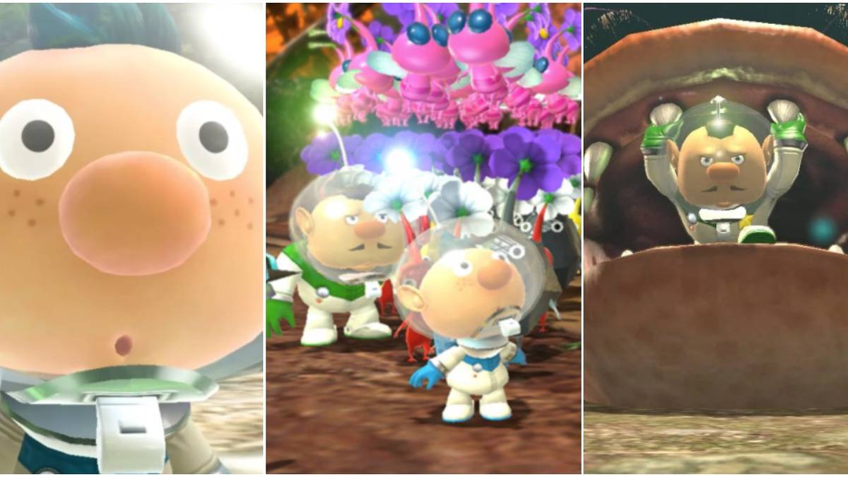 Pikmin 3 Deluxe Leader Leader Squad Open Mouth Trio Header