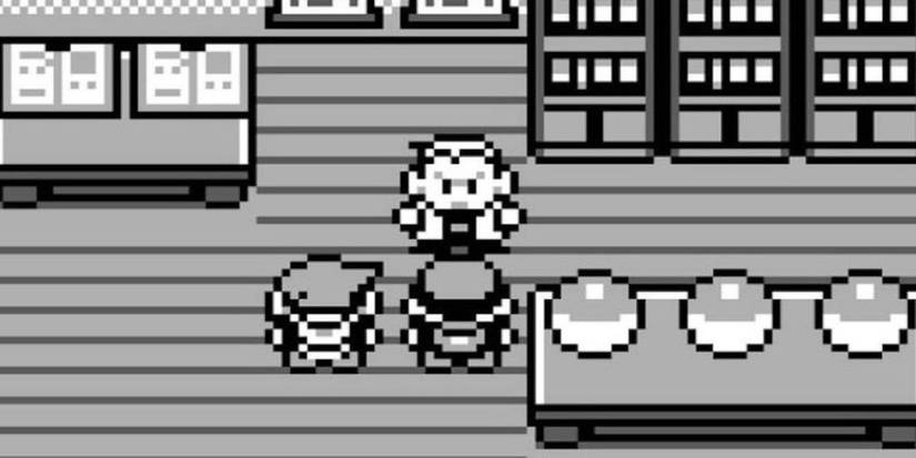 Player choosing their starting Pokemon with their rival and Professor Oak