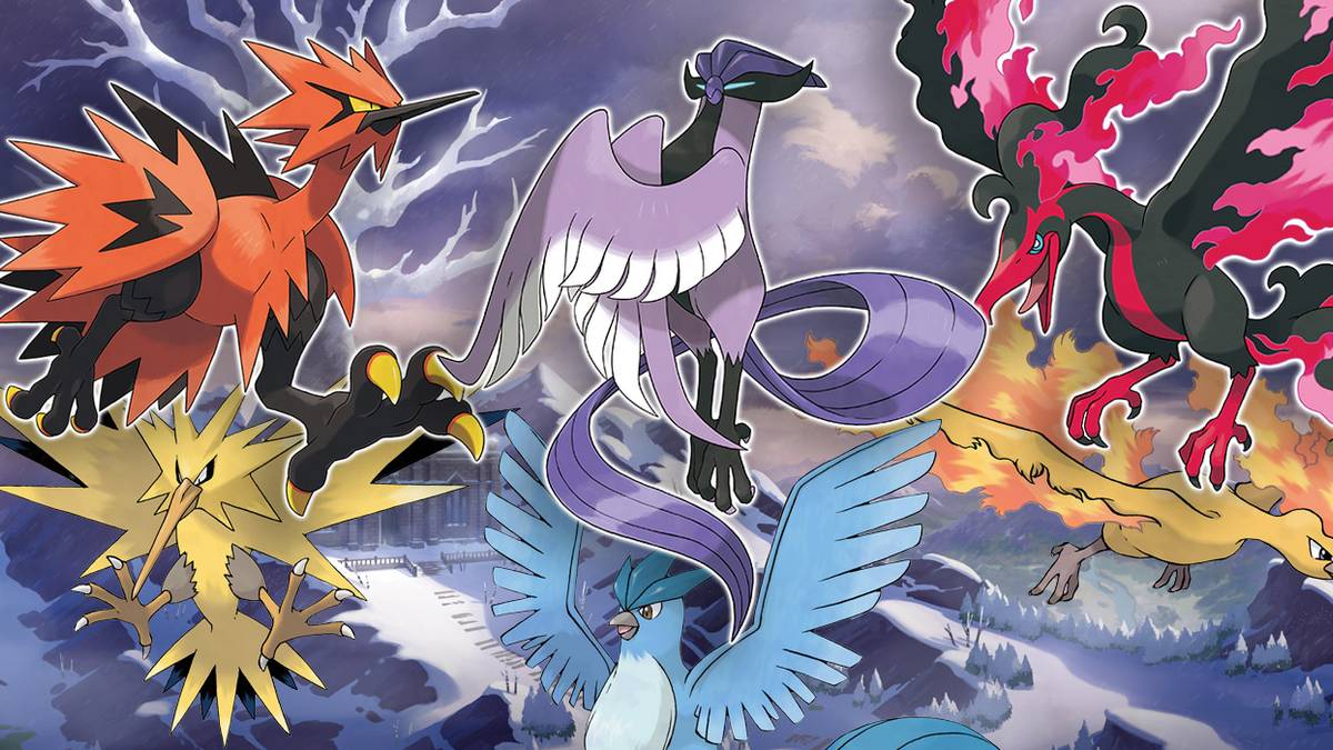 Pokemon Sword Shield Galarian Birds