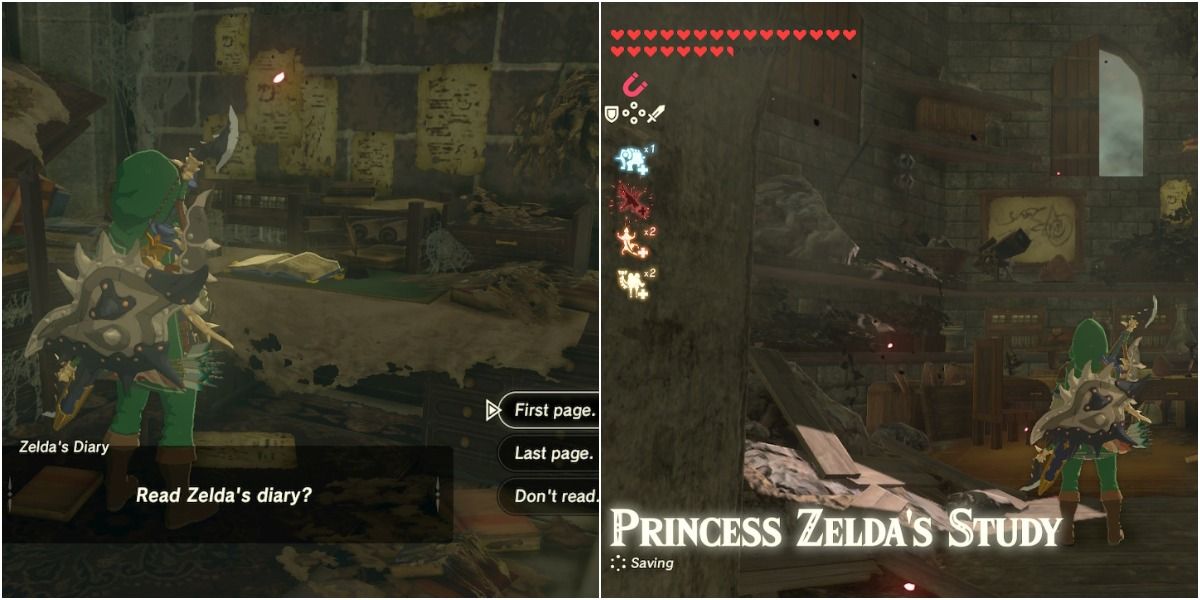 Princess Zelda's room and study from Breath of the Wild.