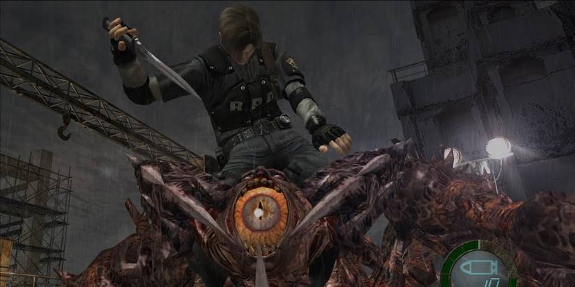 Capcom Resident Evil 4 Leon Stabbing Osmund Saddler Spider