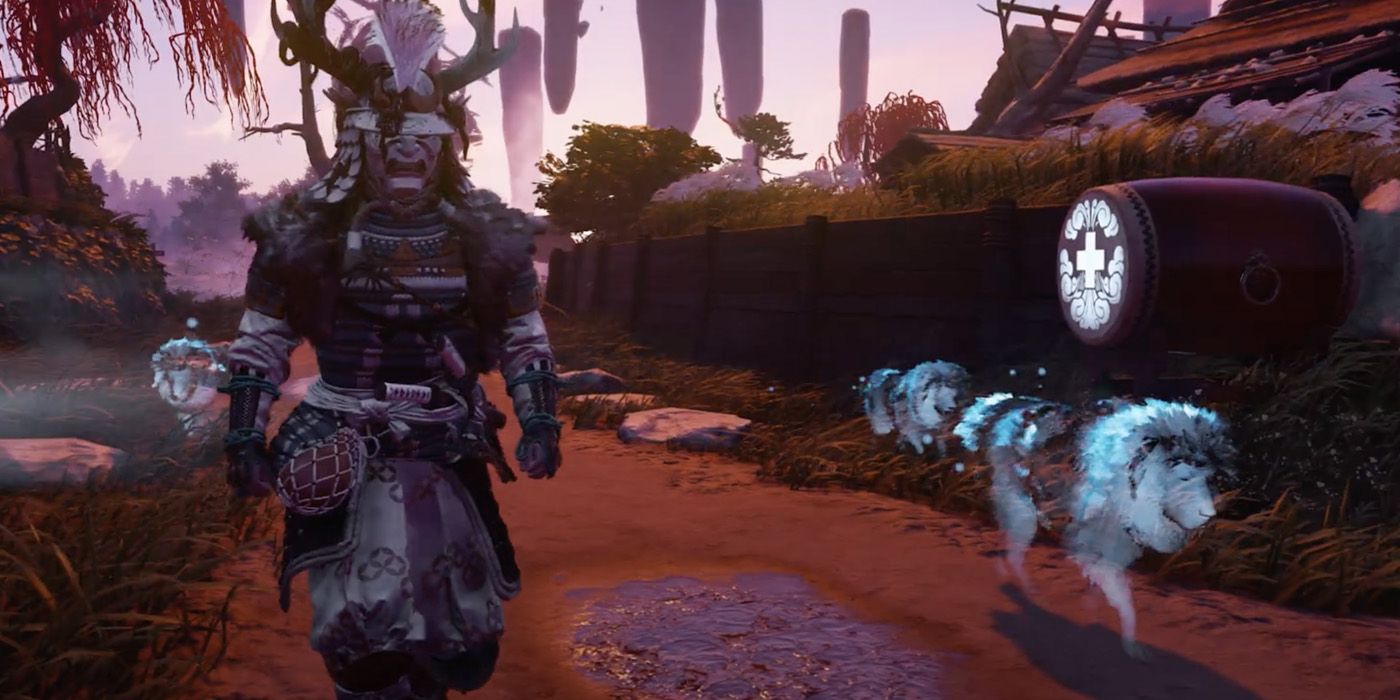Ronin and a Spirit Wolf - Ghost of Tsushima Legends Classes