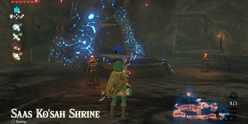 Saas Ko'sah Shrine from Breath of the Wild