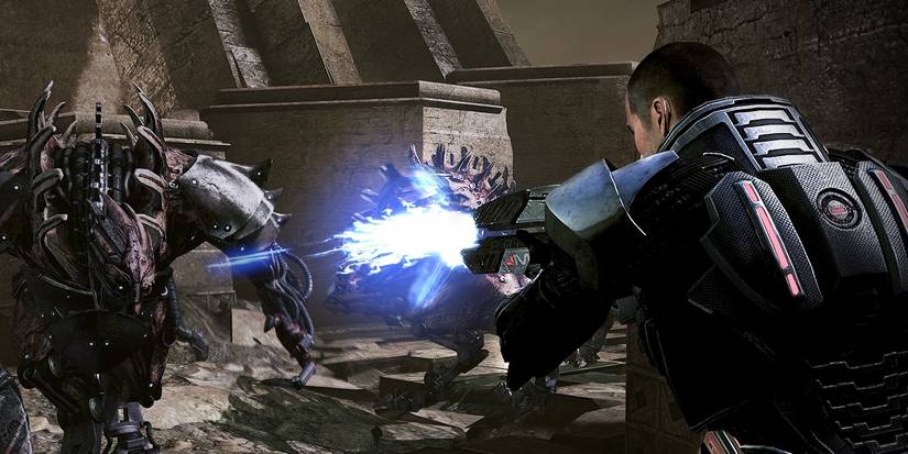 Shepard Combat Mass Effect 3 Brute