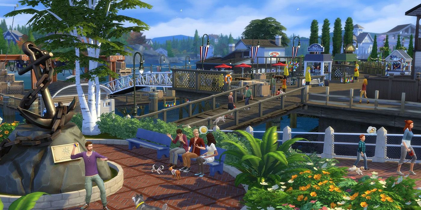 The Sims 4 cats and dogs brindleton bay