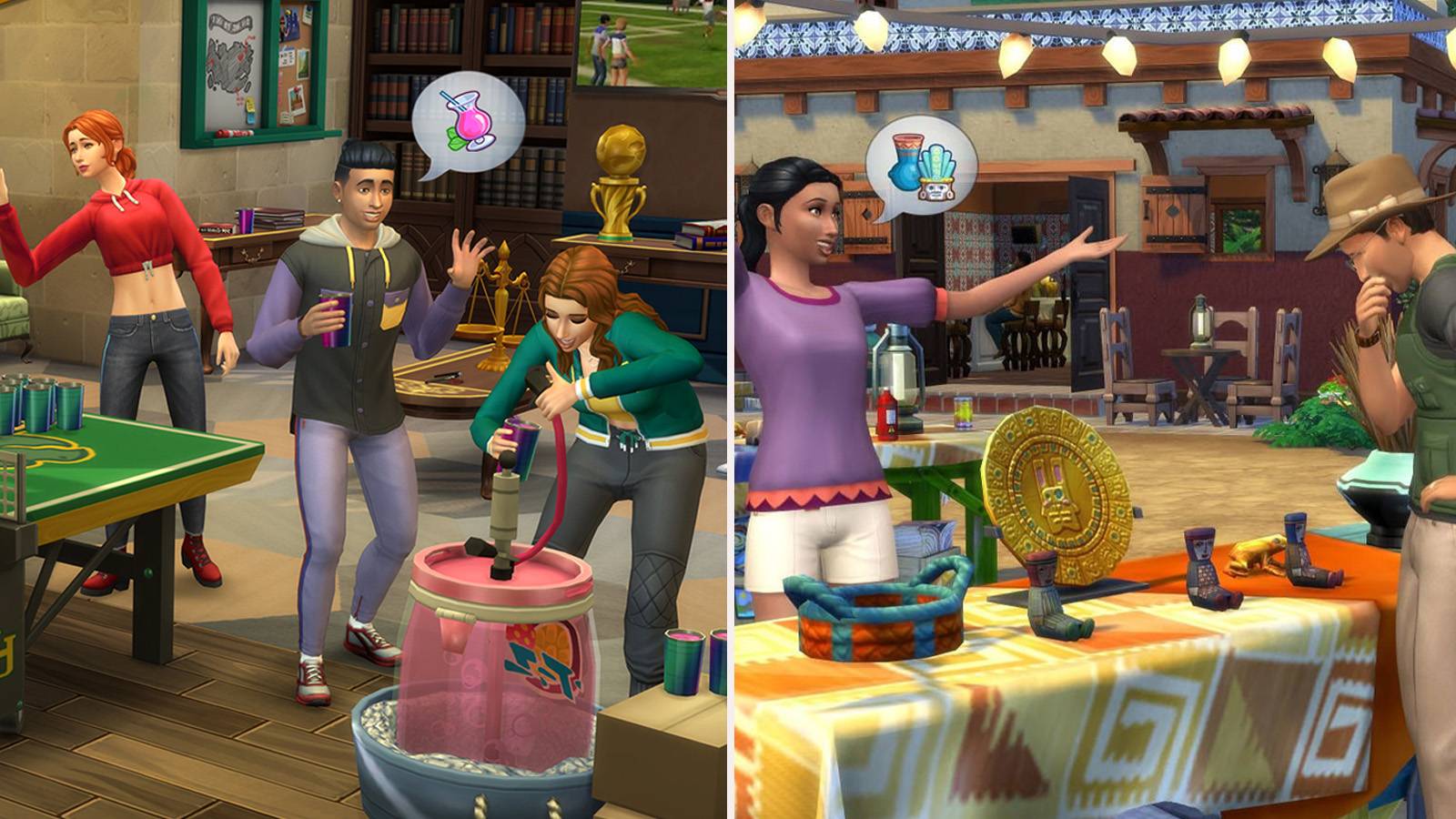 sims 4 split header, uni juice pong and jungle adventure selvadorada marketplace