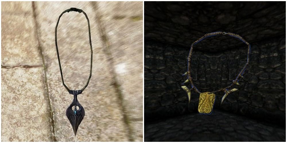 Skyrim Gauldur and Kynareth Amulets