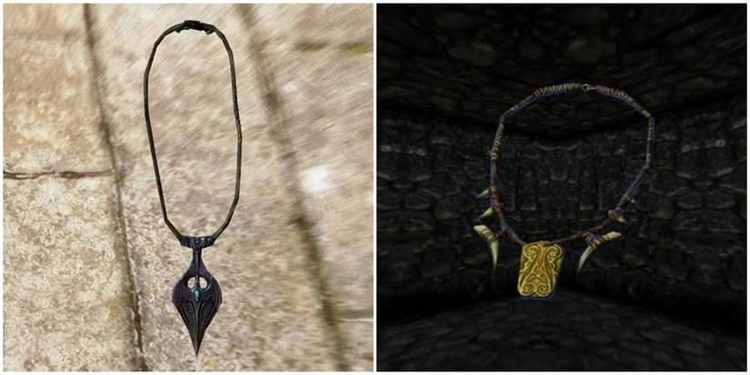 Skyrim Gauldur and Kynareth Amulets