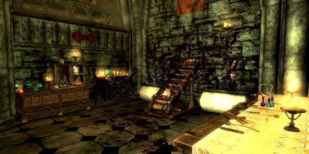 Lord Harkons room inside Castle Volkihar