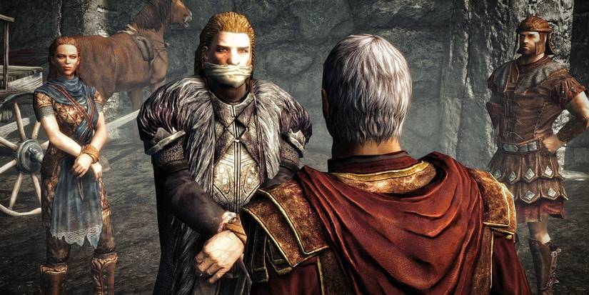 Skyrim Opening Scene With Tullius And Ulfric