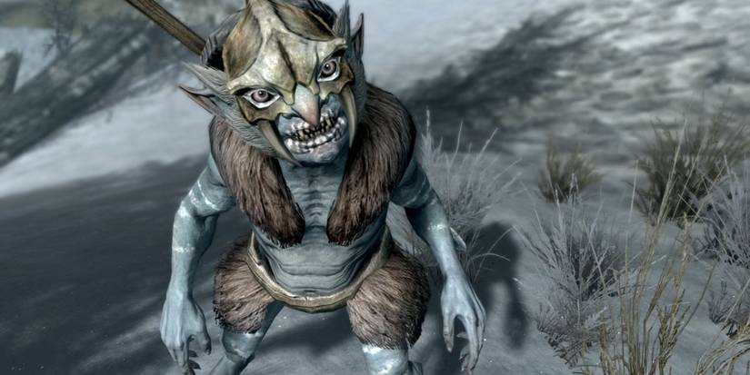 Skyrim Riekling Follower From Dawnguard