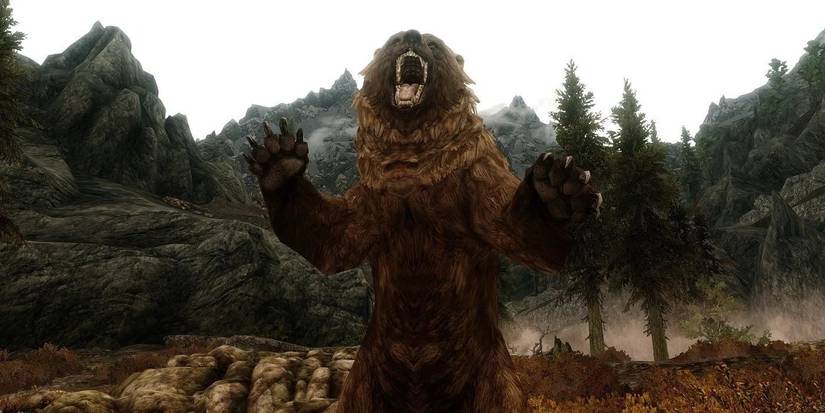 Skyrim Bear Roaring