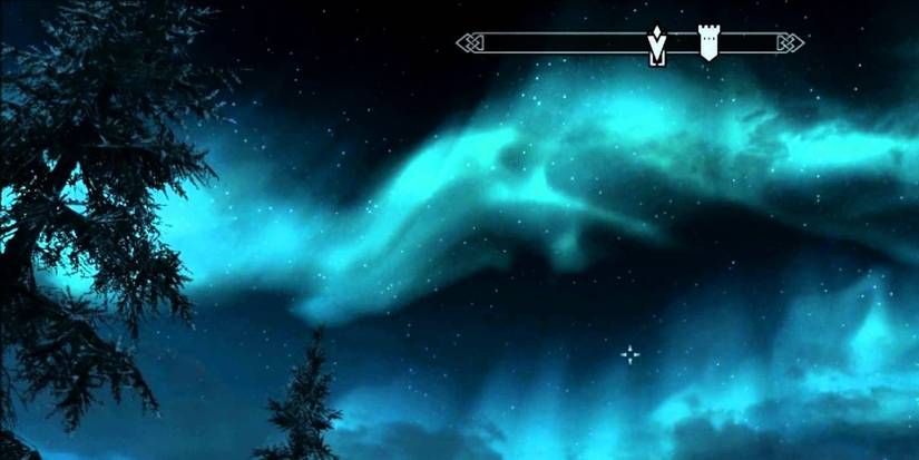 Skyrim Clear Skies With Aurora