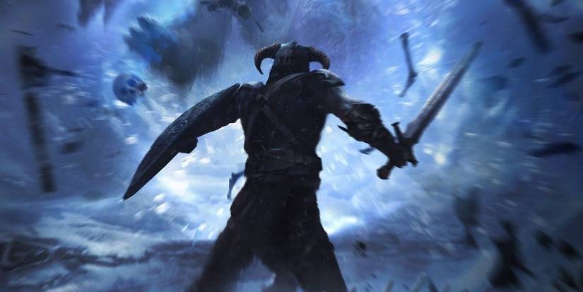 Skyrim Dragonborn Shout At Troll