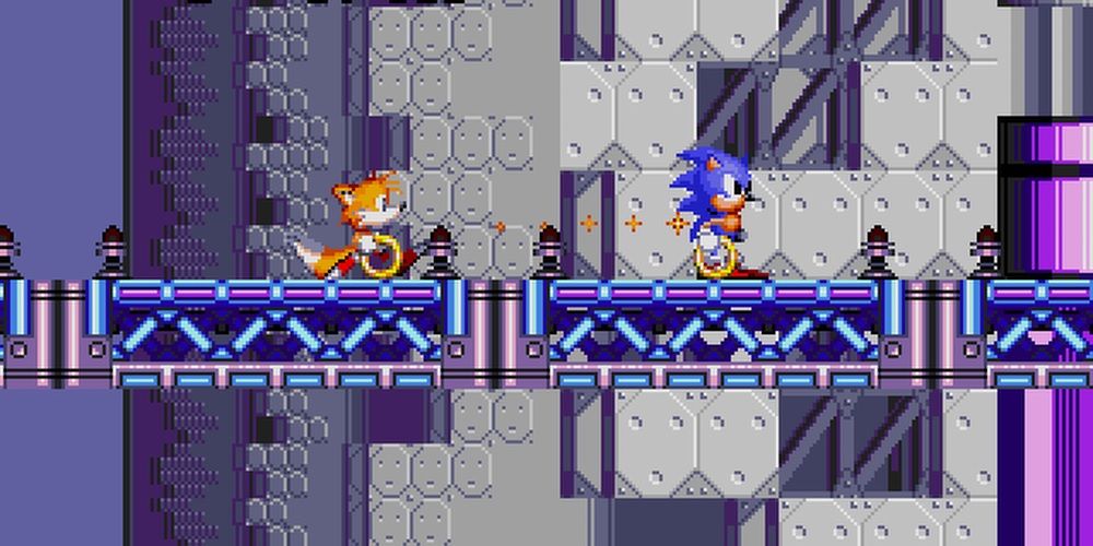 Sonic Crackers Sonic And Tails Holding Rings