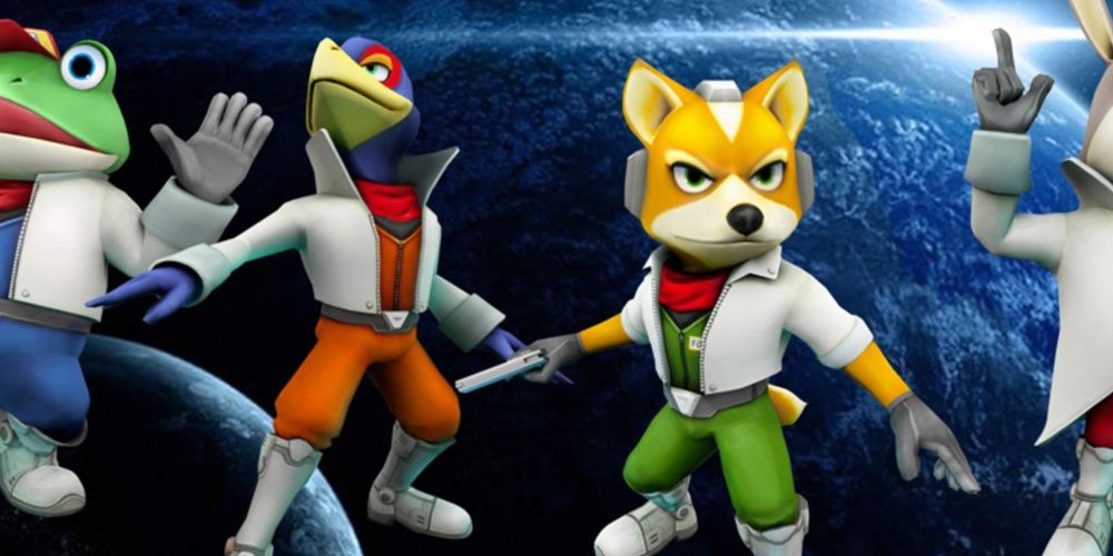 Star Fox 64 Character Lineup Fox And Falco