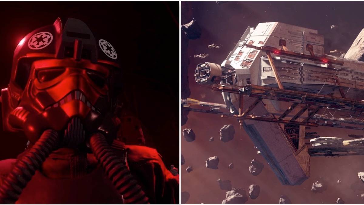 Gameplay screenshots from Star Wars Squadrons