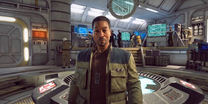 A gameplay screenshot from Star Wars Squadrons