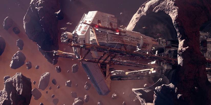 A gameplay screenshot from Star Wars Squadrons