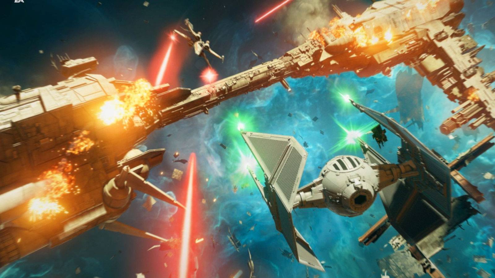 Star Wars Squadrons fleet.