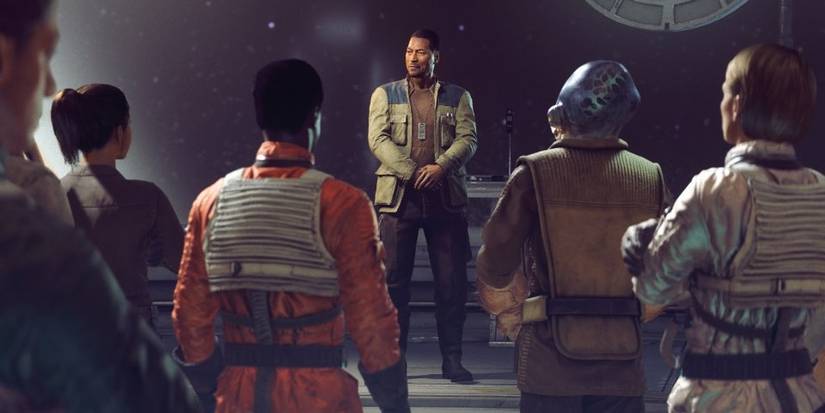 Star Wars Squadrons Javes Speaks With Crew