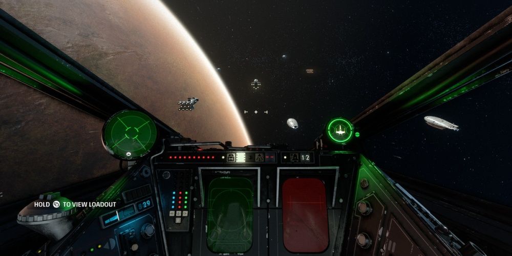 Star Wars Squadrons X Wing Cockpit Escort Transports