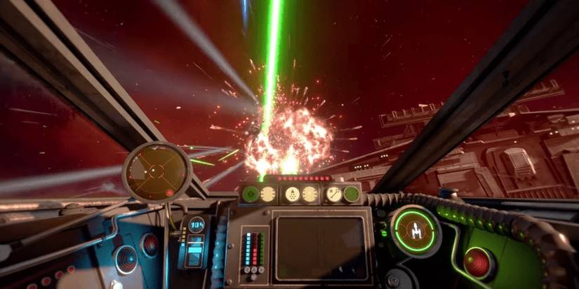 Star Wars Squadrons Y Wing Shooting Down Ship