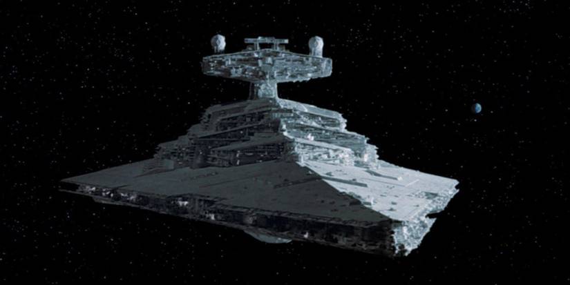 Star destroyer from Star Wars.