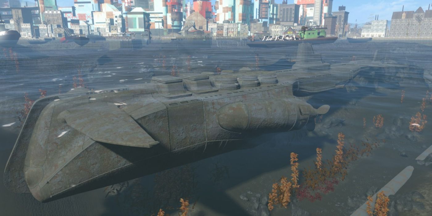 image of a Chinese stealth submarine from Fallout 4