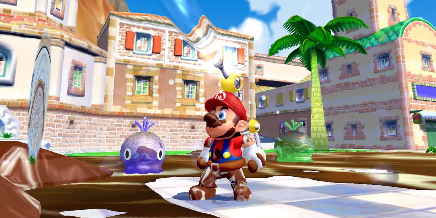 Super Mario 3D All-Stars Super Mario Sunshine Gloop