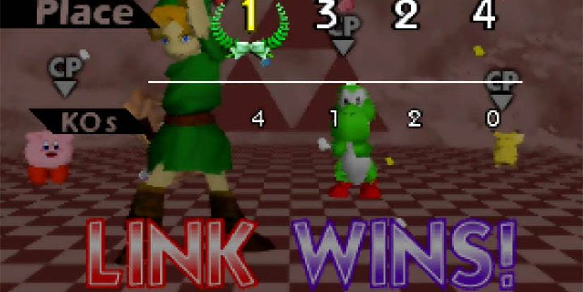 Super Smash Bros 64 Link Winner Screen