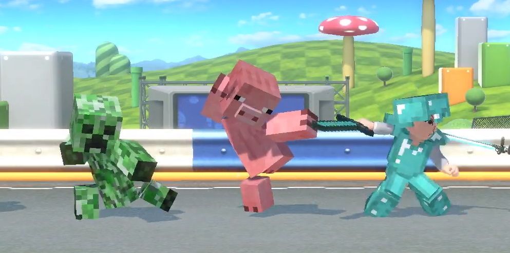 Super Smash Brothers Ultimate Minecraft Mii Costumes