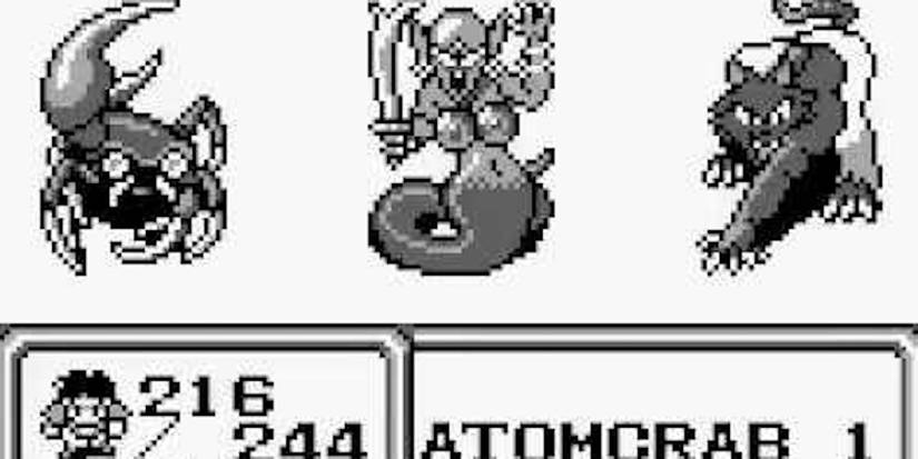 Game Boy The Final Fantasy Legend Enemies Medusa