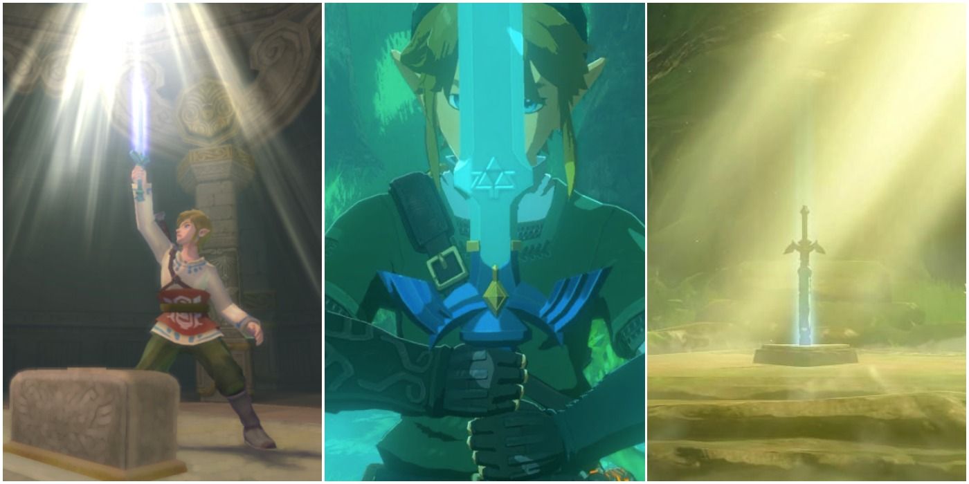 The Legend Of Zelda Master Sword Trio Header