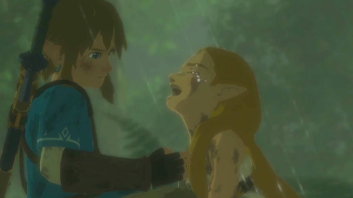 Princess Zelda crying Zelda fan made game shut down