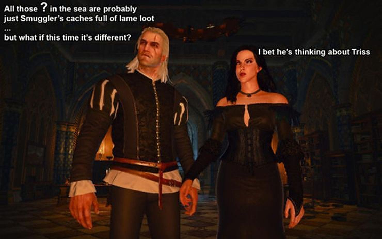 The Witcher 3 meme Yennefer