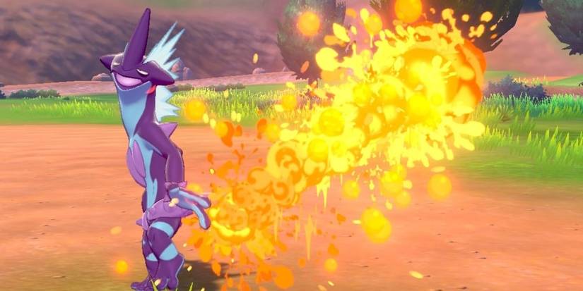 Toxtricity using Acid Pokemon Sword Shield