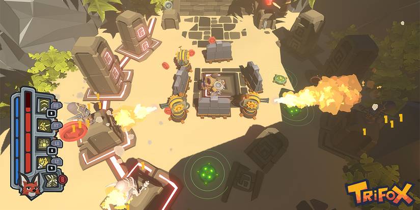 Trifox first in game arena