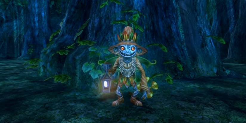Skull Kid encounter in Lost Woods