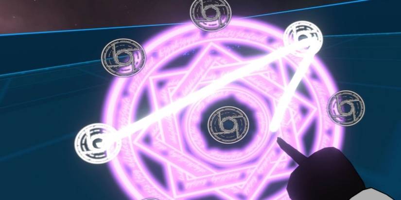 Mysterica lets players battle against each other with magic and swords.