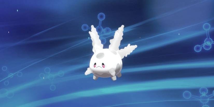 White Corsola in evolution screen