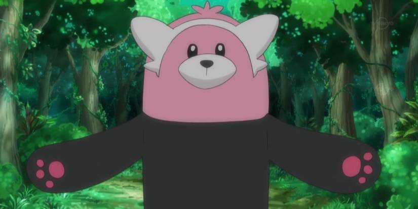 Bewear holding arms out for a hug