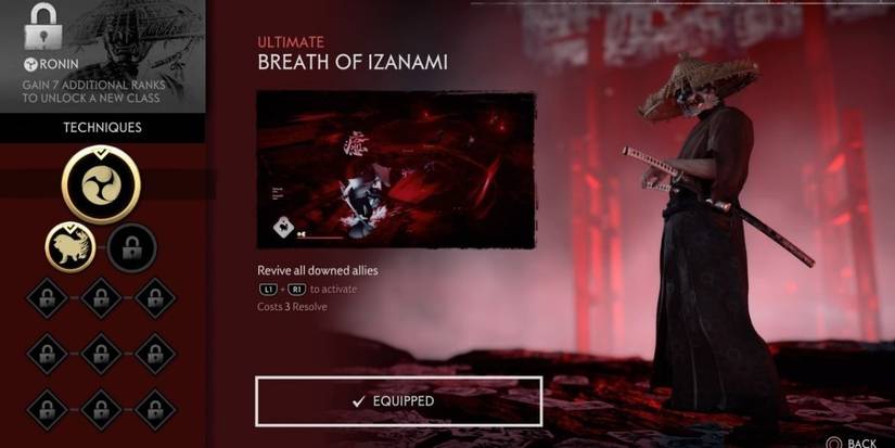 The ronin in ghost of tsushima legends is meant to be a damage dealing healer