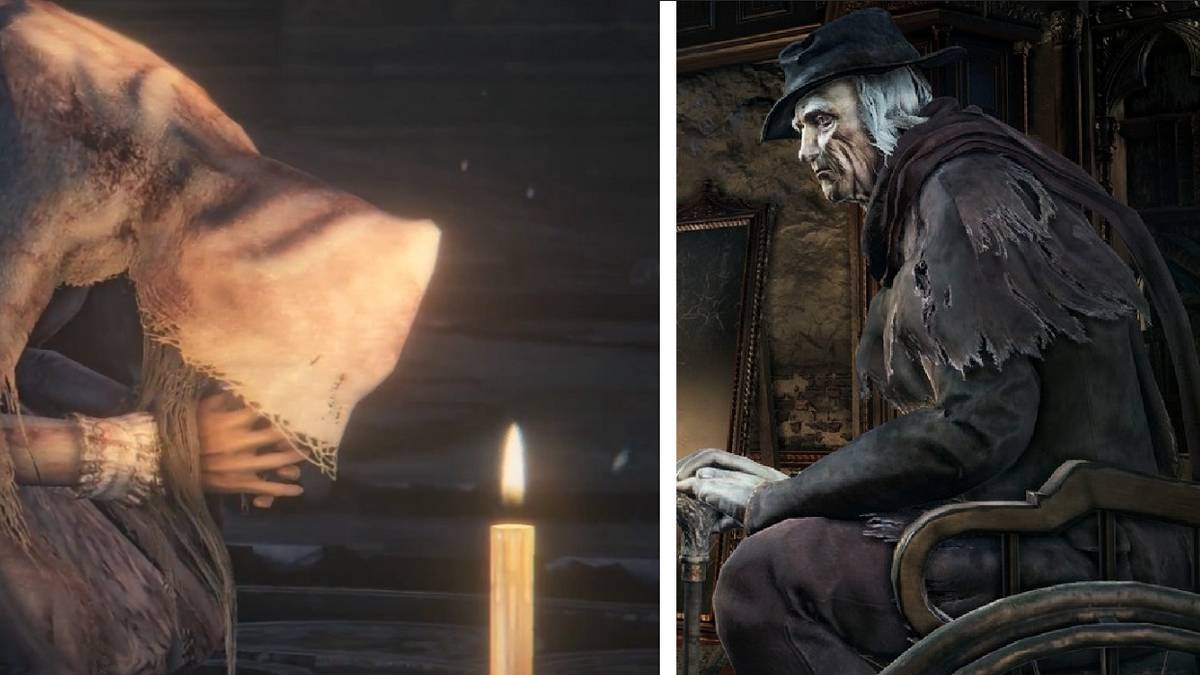 Vicar Amelia and Gerhman in Bloodborne