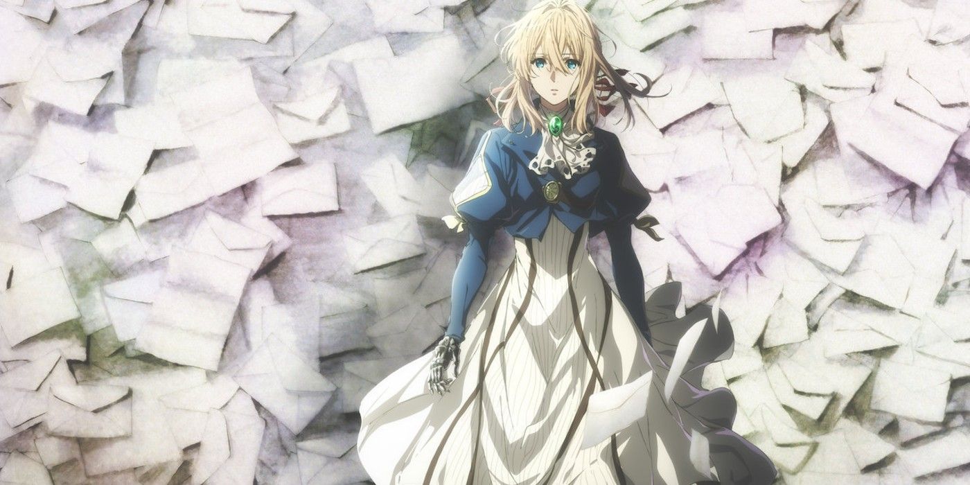 Image from the Netflix series Violet Evergarden.