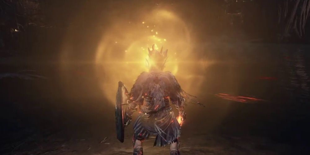 Halo from Warmth Miracle Dark Souls 3