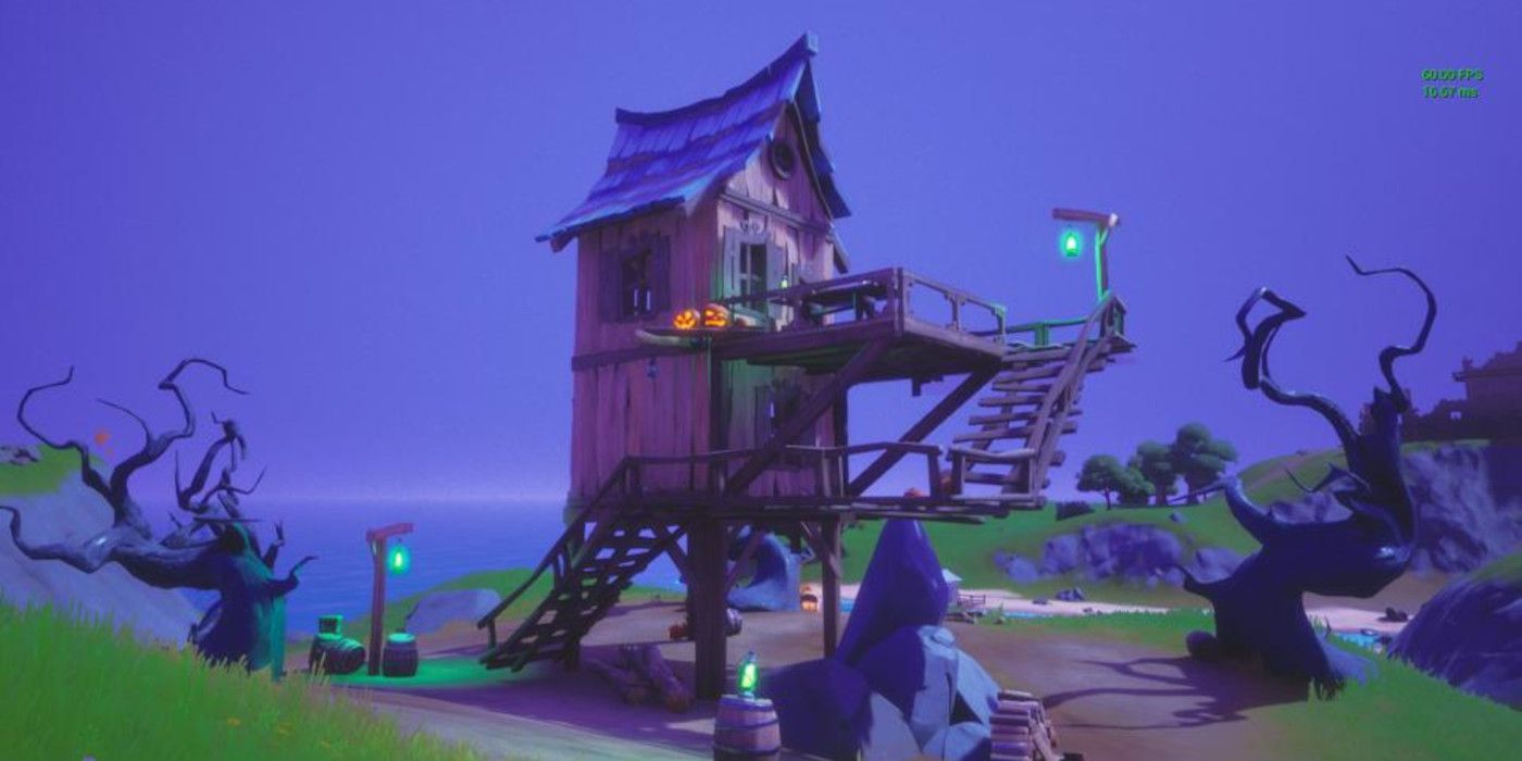 What does a Fortnite Witch Shack look like