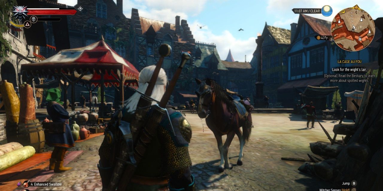 The Witcher 3 look for wight's lair